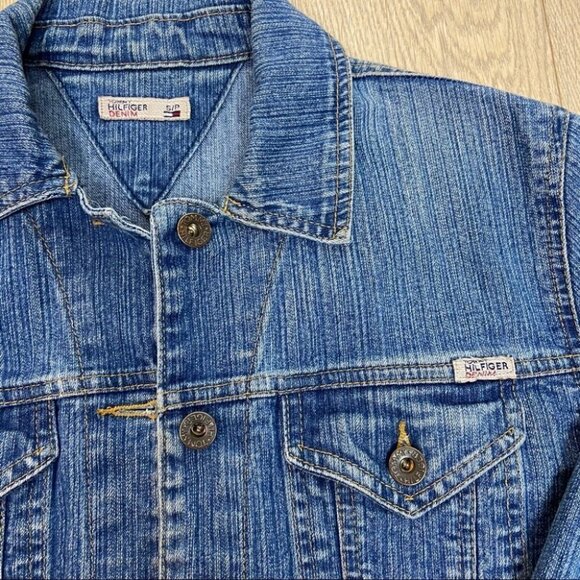 Vintage Tommy Hilfiger Made in Canada Denim Jean Jacket - Picture 2 of 8